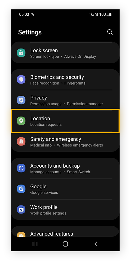 How do I stop my phone from being tracked?