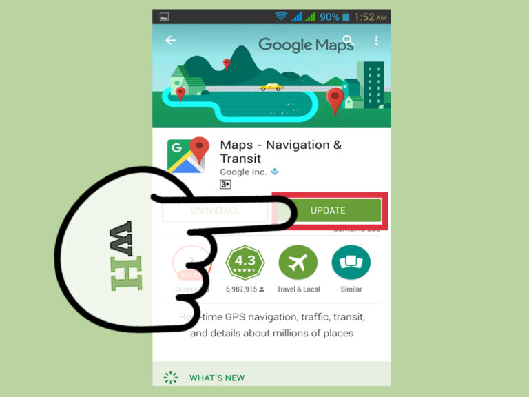 How do I update Google Maps on my phone?