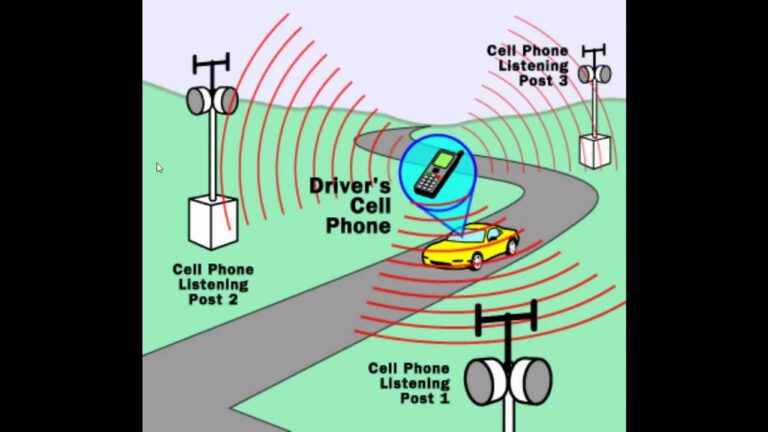 How do police track mobile location?