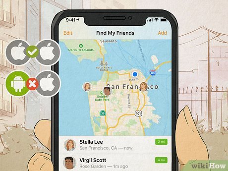 How does Find my Friends app work?