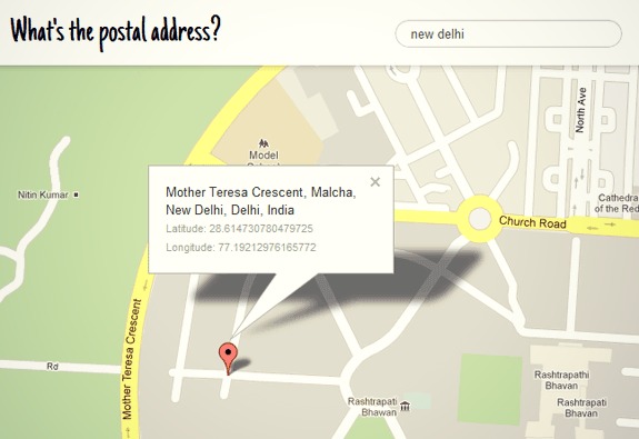 How does Google Maps get addresses?