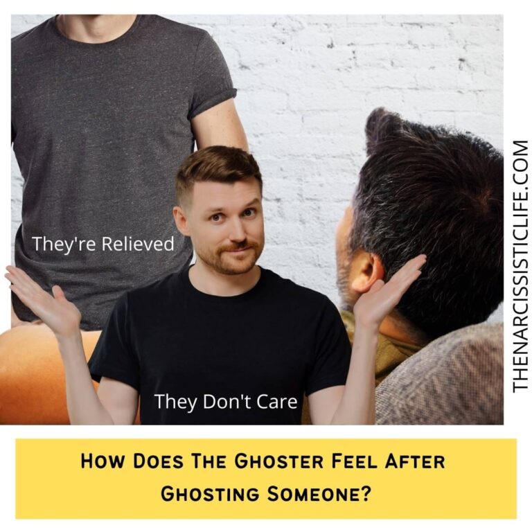 How does the ghoster feel after ghosting someone?