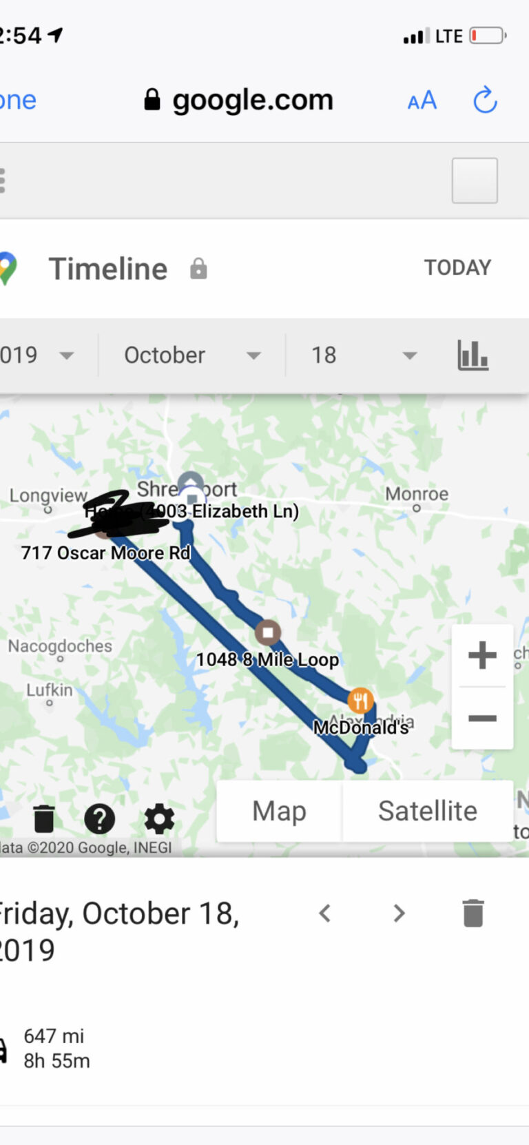 How inaccurate can Google Maps be?