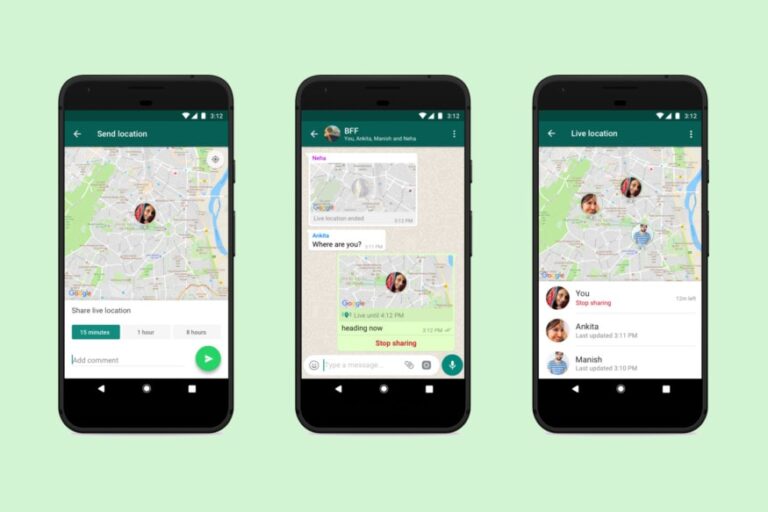 How long does a live location last on WhatsApp?