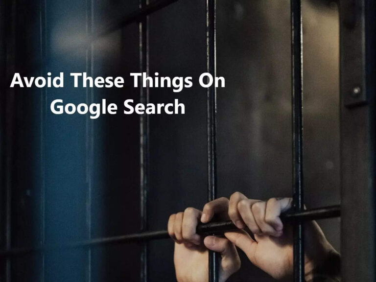 What happens if you Google illegal things?