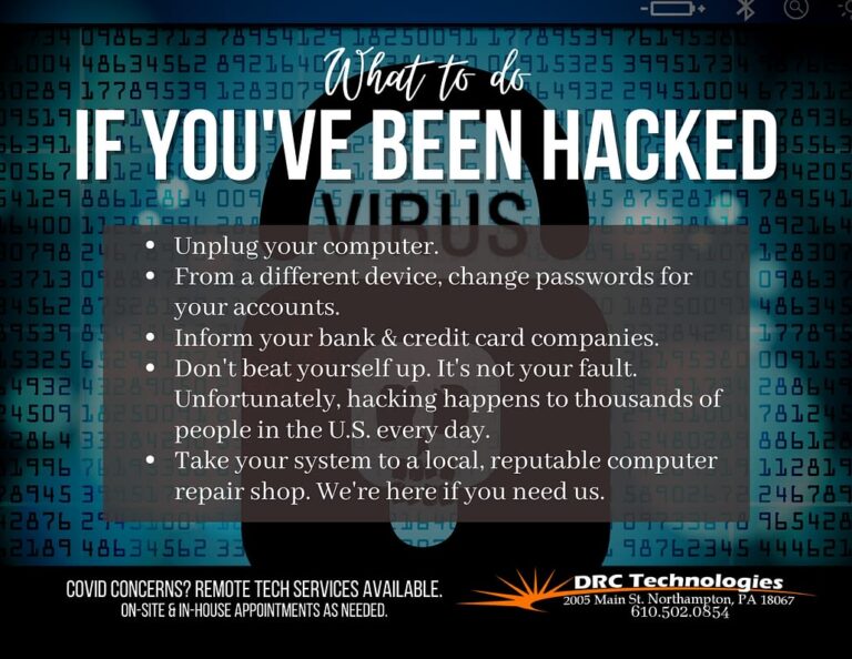 What is the first thing you do when you get hacked?