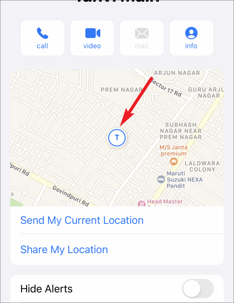 Why does Imessage location say location not available?