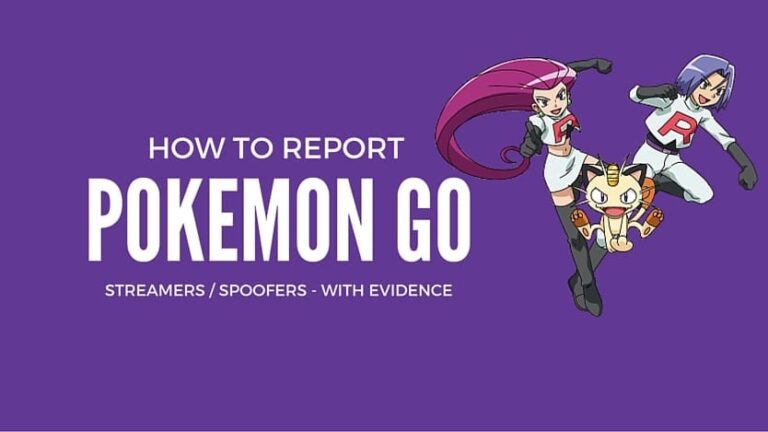 Can you report spoofers on Pokemon Go?