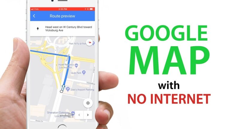 Does Google Maps GPS work without internet?