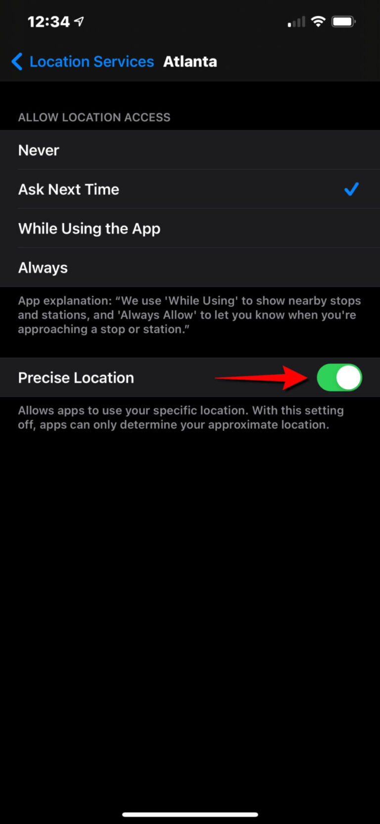 How do I control what location information my phone can use?