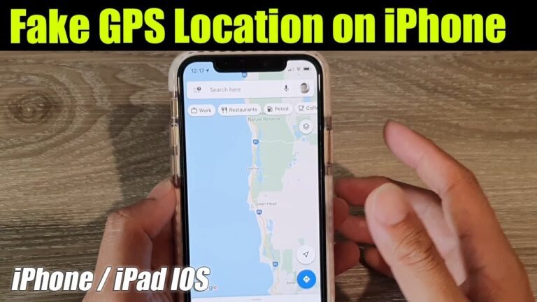 How do I falsify my GPS location?