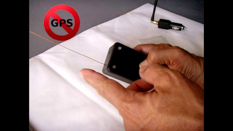 How do you mask a GPS signal?