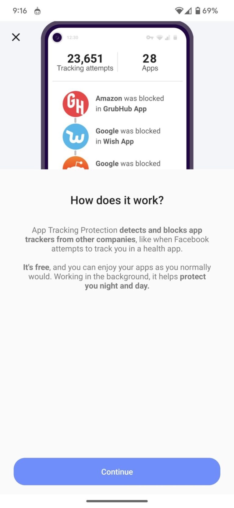 Is there an app to block tracking?