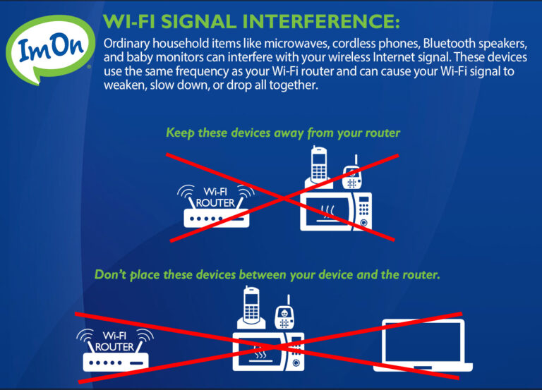 What devices can cause signal interference?