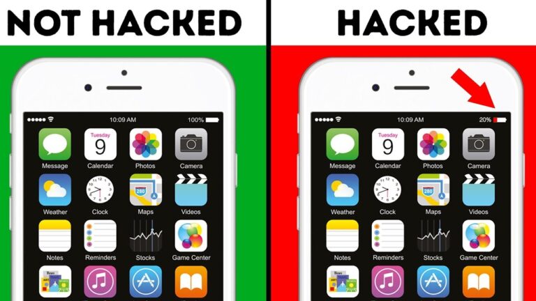 What does it look like when your phone is hacked?