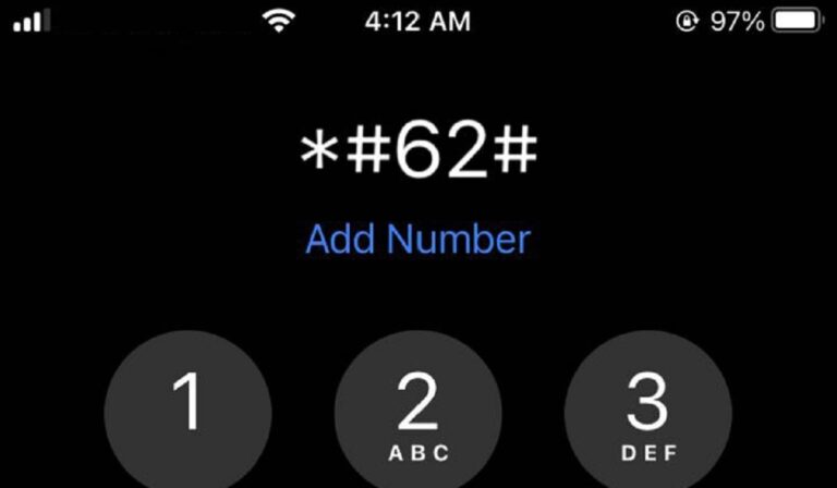 What happens if you dial * 62 *?