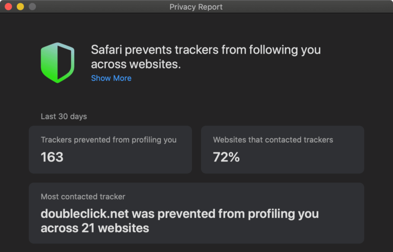 What is a tracker from privacy?