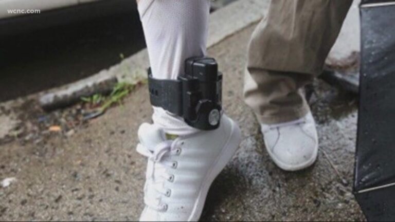 What triggers an ankle monitor?