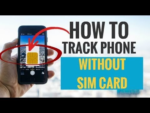 Can a cell phone be tracked without a SIM card?