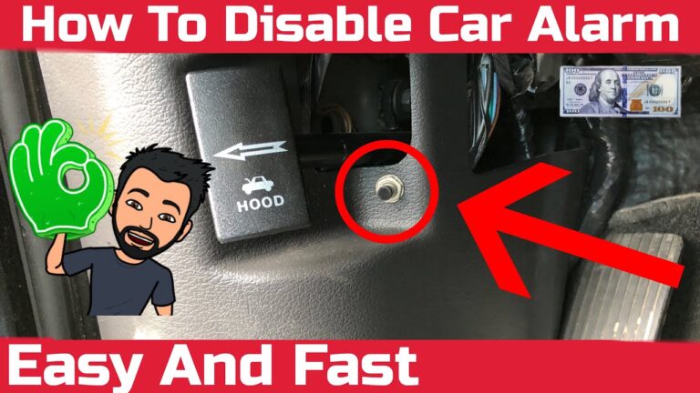 How do I disarm my car?