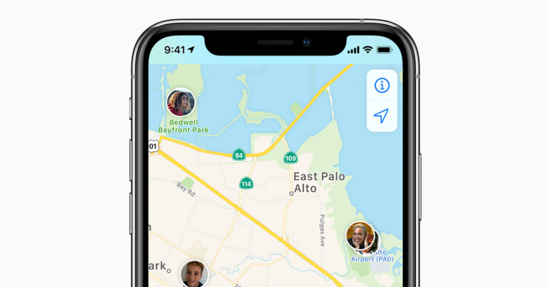 How do I Share my location on an Apple device?