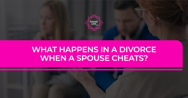 What happens in a divorce when a spouse cheats?