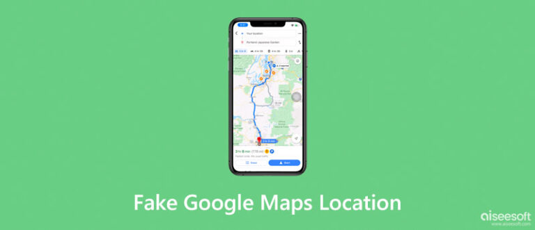 How do I change fake location on Google Maps?