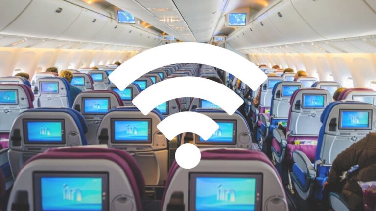 How far can you get WiFi on a plane?