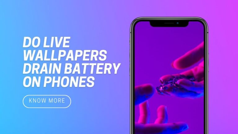 Do live wallpapers drain battery?