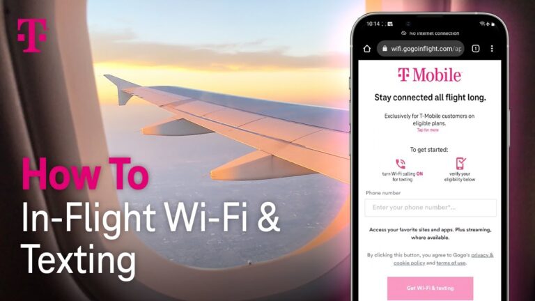 How do I use Wi-Fi on my phone on a plane?