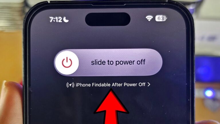 How long iPhone is findable after power off?