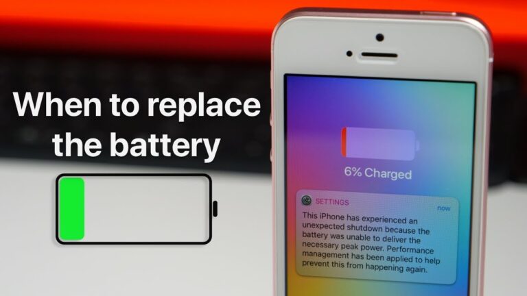 At what percentage should iPhone battery be replaced?