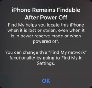 Can a stolen iPhone be tracked after factory reset?