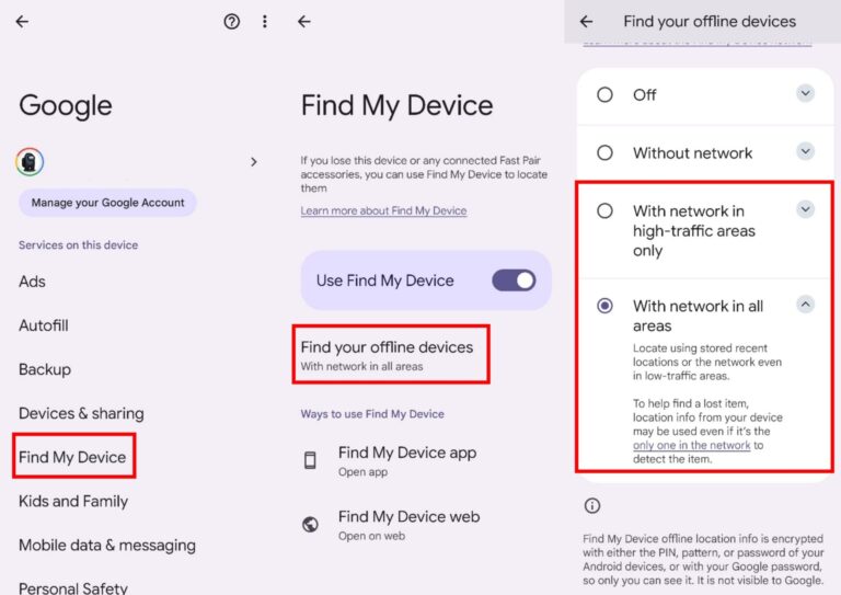 Can you find your device if it is offline?