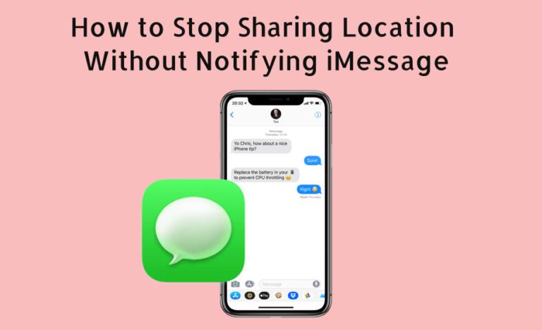 Can you stop sharing location without people knowing?