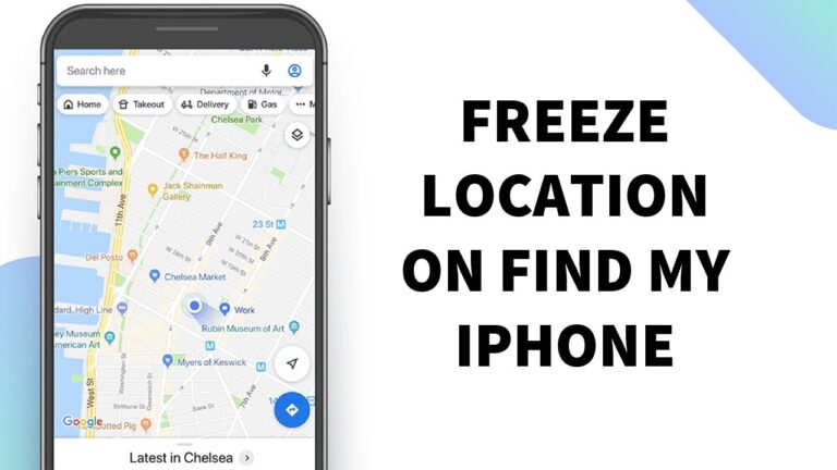 How do I freeze my location on Find My iPhone without them knowing?