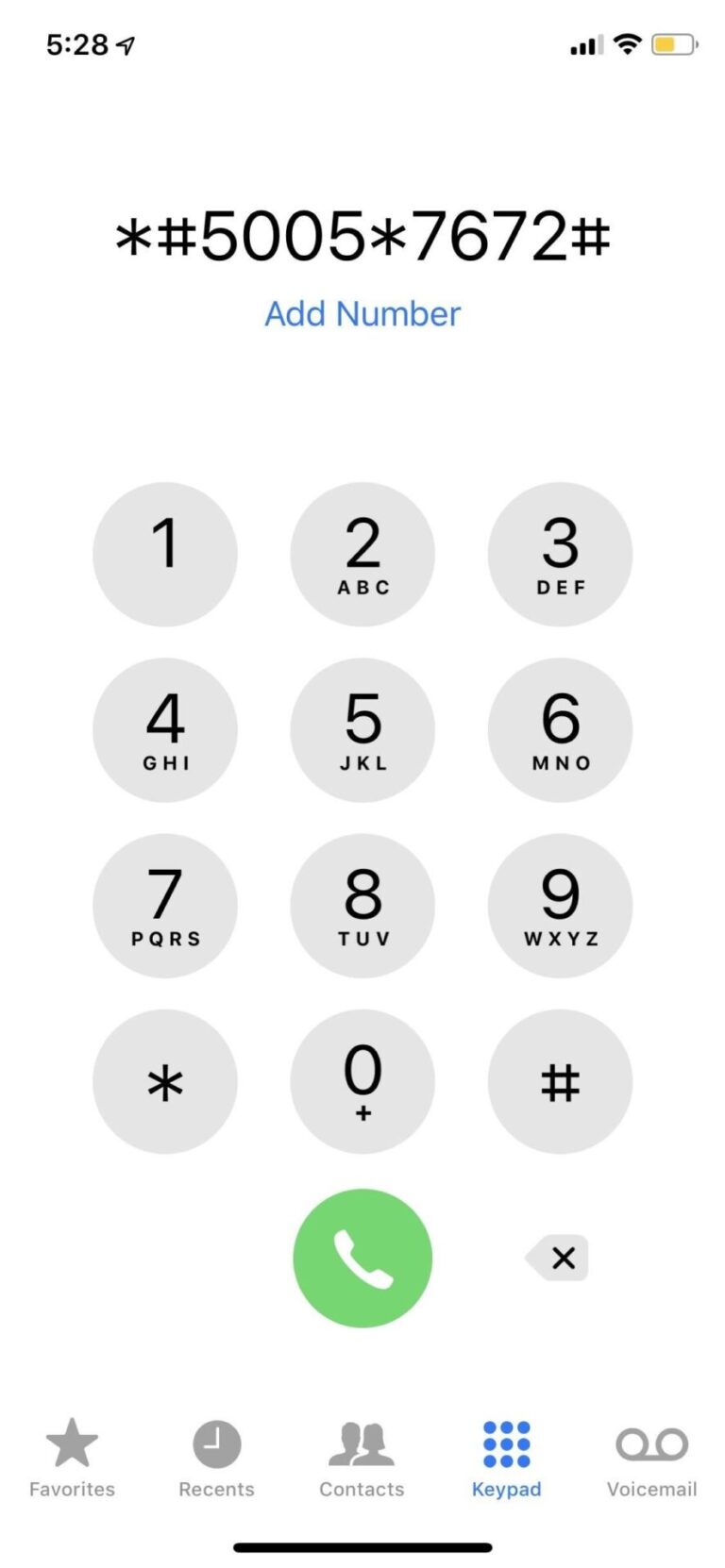 What are the * codes for phone?