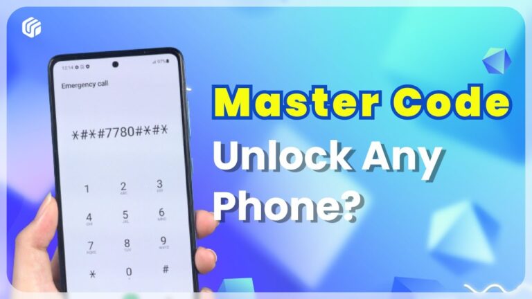 What is the master code to unlock all phones?