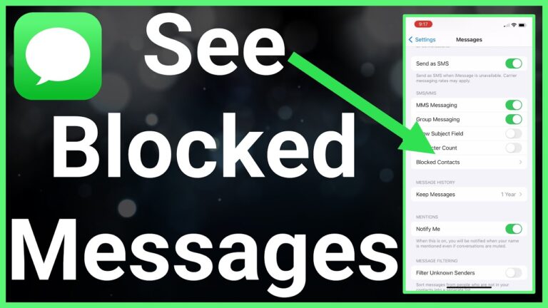 Can you find texts from a blocked number?