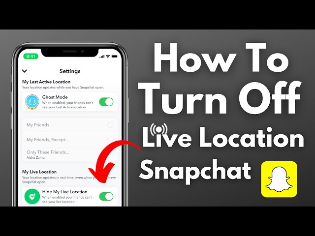 Can you turn off live locations?