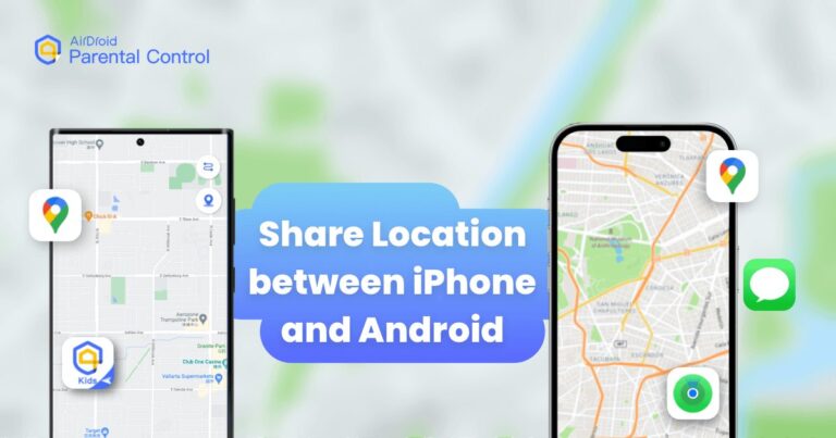 How do I share my location indefinitely from iPhone to Android?