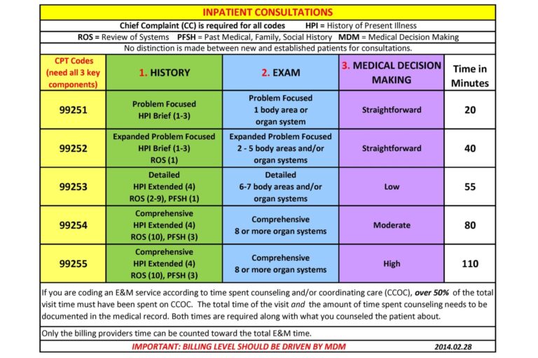 What is a Level 3 hospital visit?