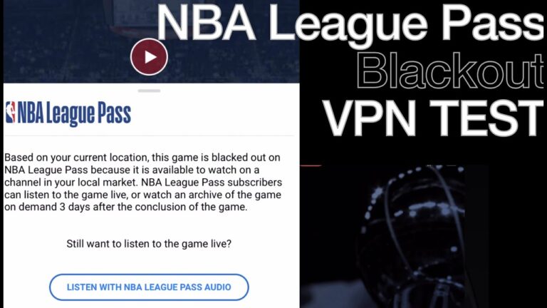 Can I watch blackout NBA games with a VPN?