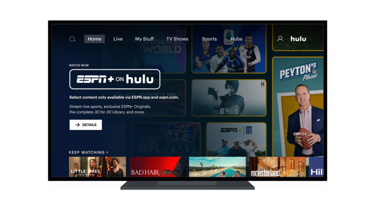 Does ESPN  on Hulu have live sports?