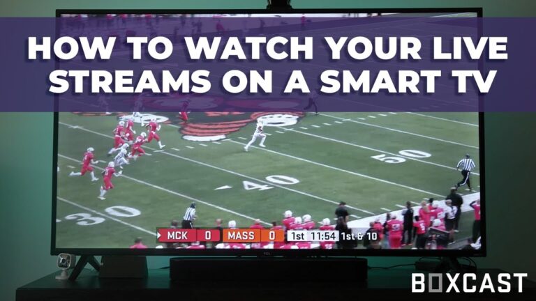 How can I watch live sports on my smart TV?