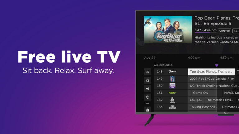 Where can I watch live TV channels for free?