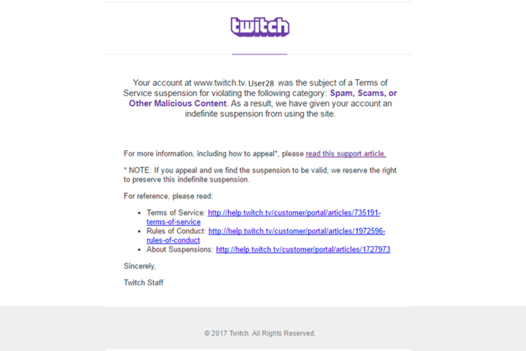 Are Twitch IP bans permanent?